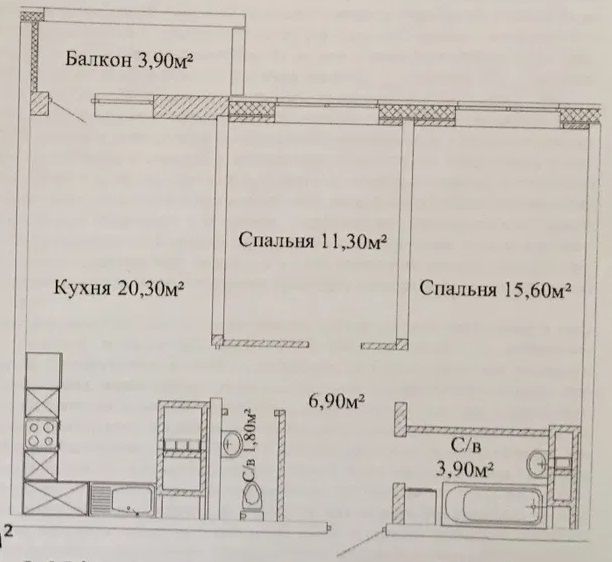 Продается 2 - комнатная квартира в Одессе