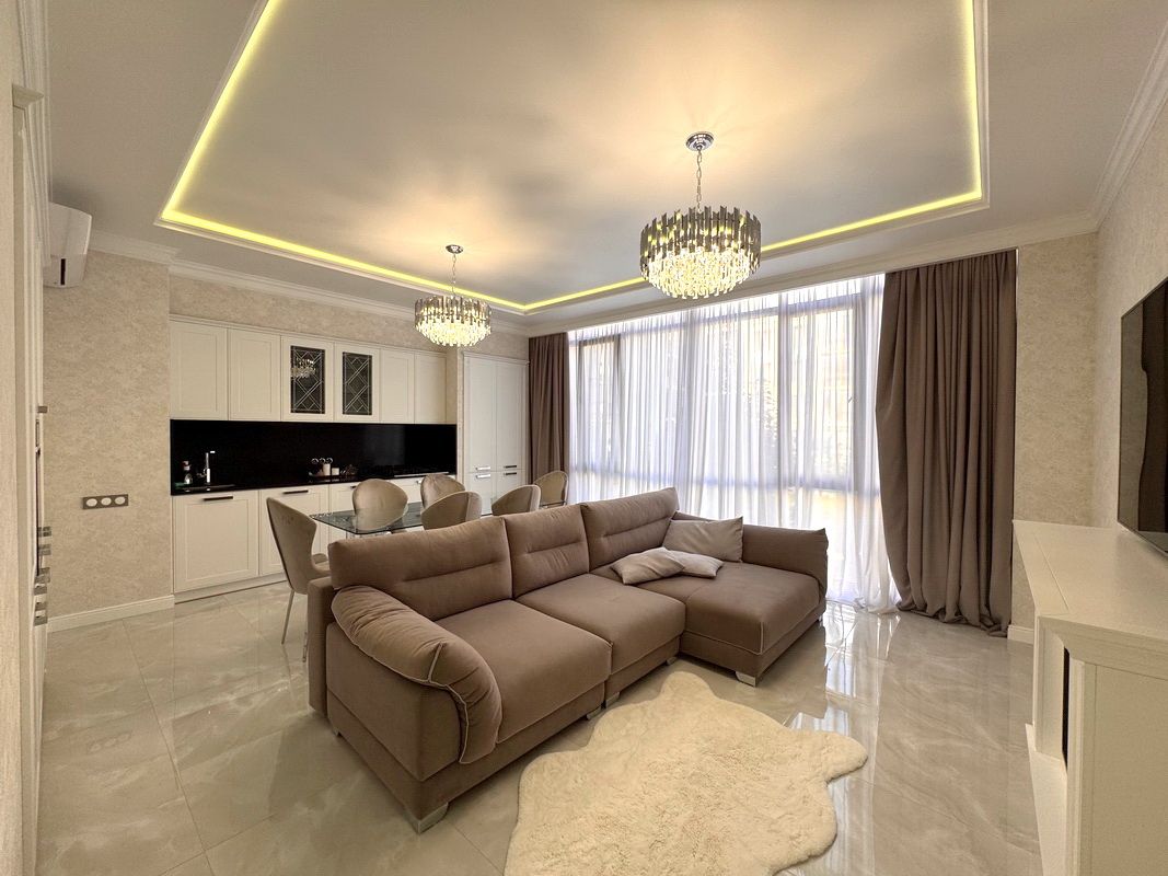 Квартира с ремонтом в ЖК Клаб Марин. Индивидуальное отопление. ID 53776 (Фото 2)